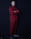 Red tracksuit
